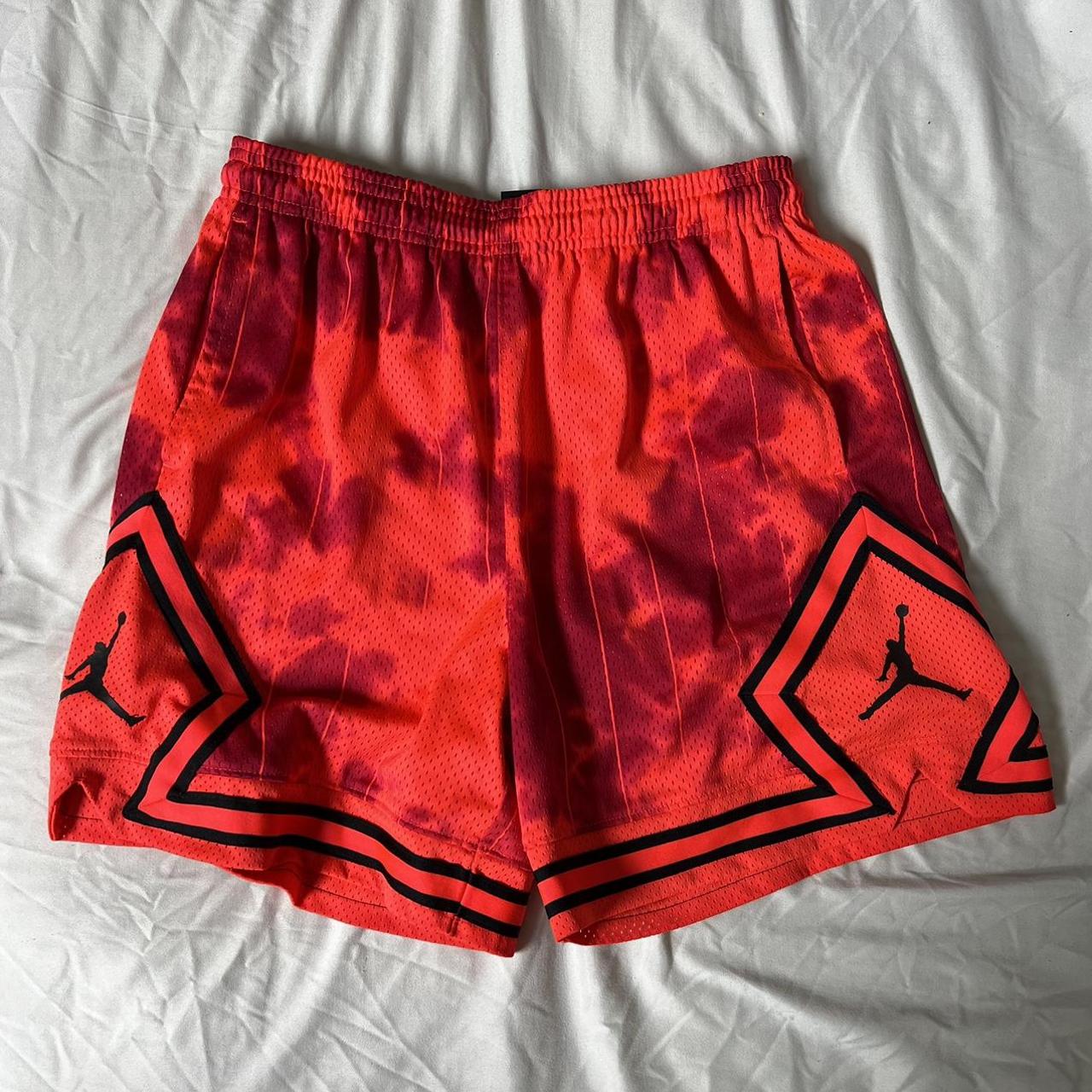 Red Jordan Mesh shorts From the Nike website... Depop