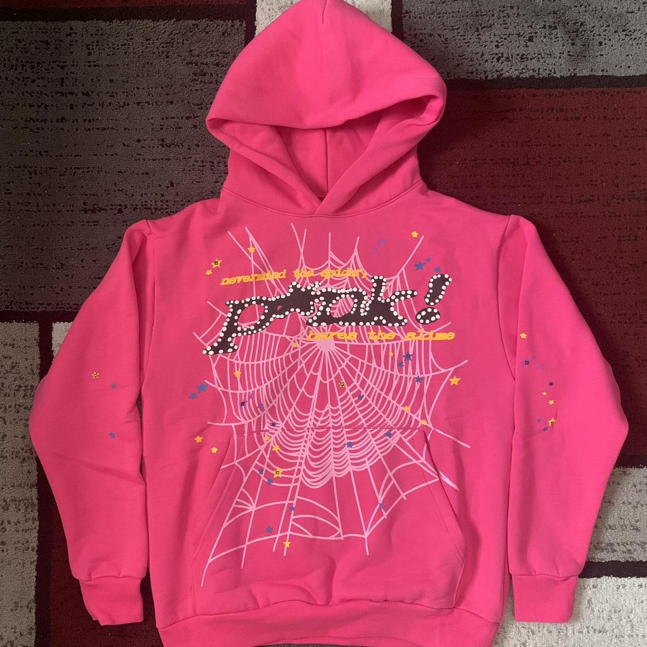 Sp5der P*Nk Hoodie Black