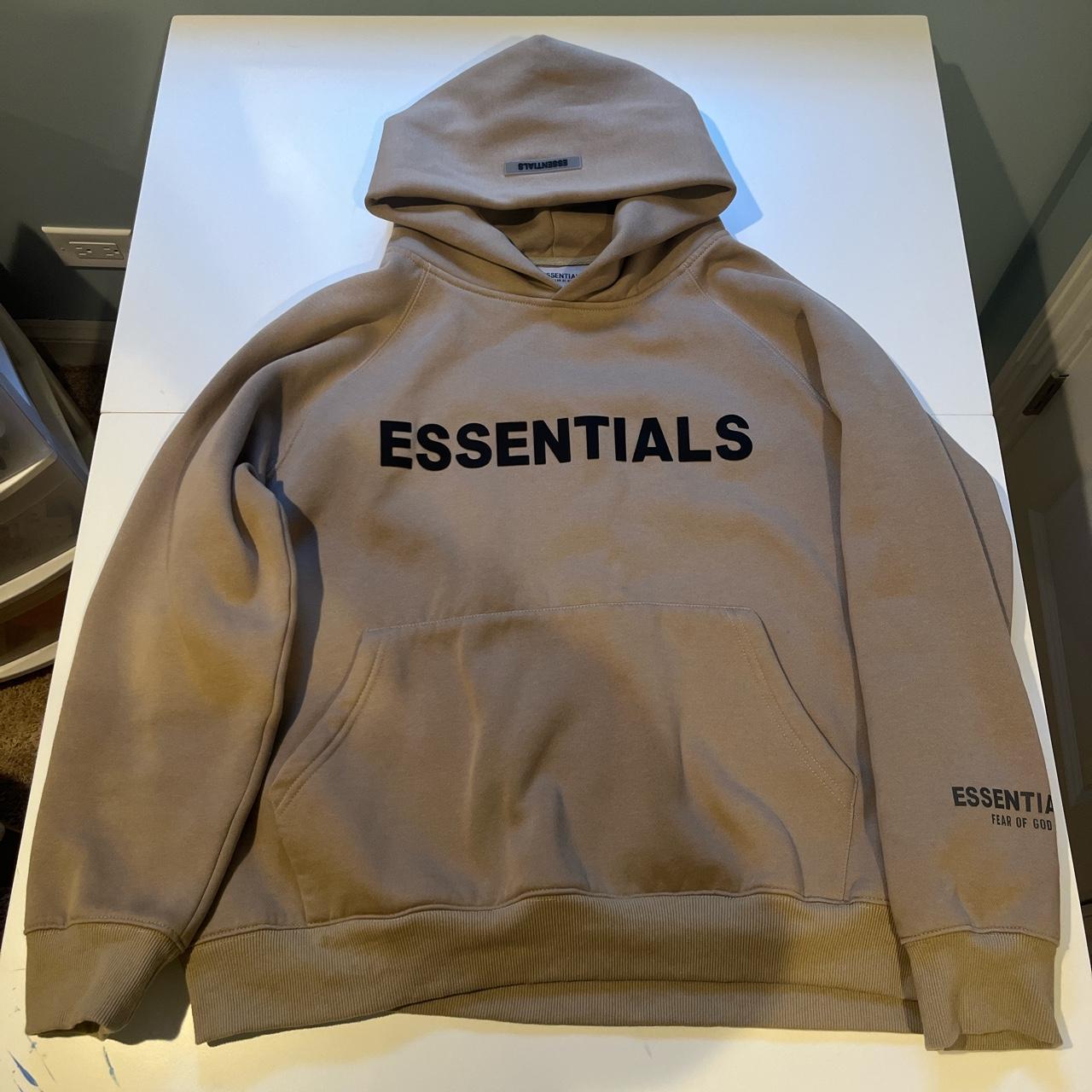 Fog essentials hoodie online tan