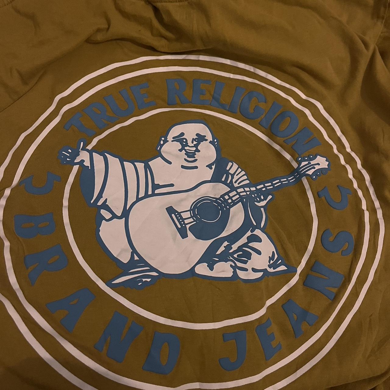 True religion t-shirt lovely mustard/yellow