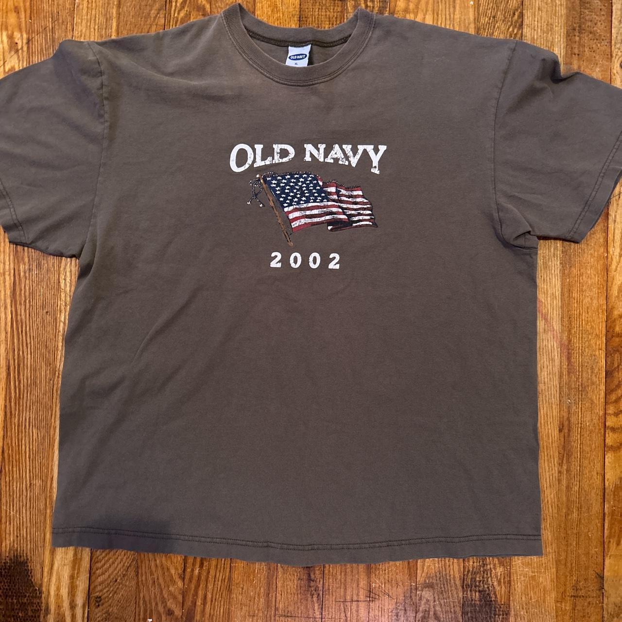 vintage old navy flag shirt