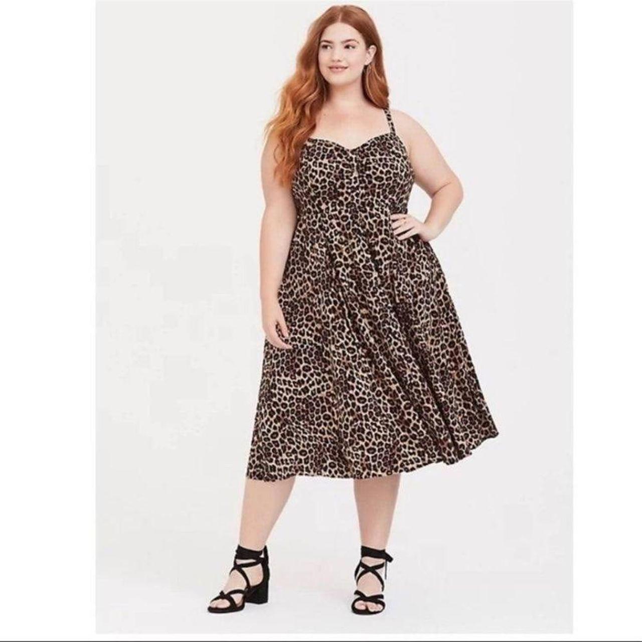 Torrid cheetah deals print dress