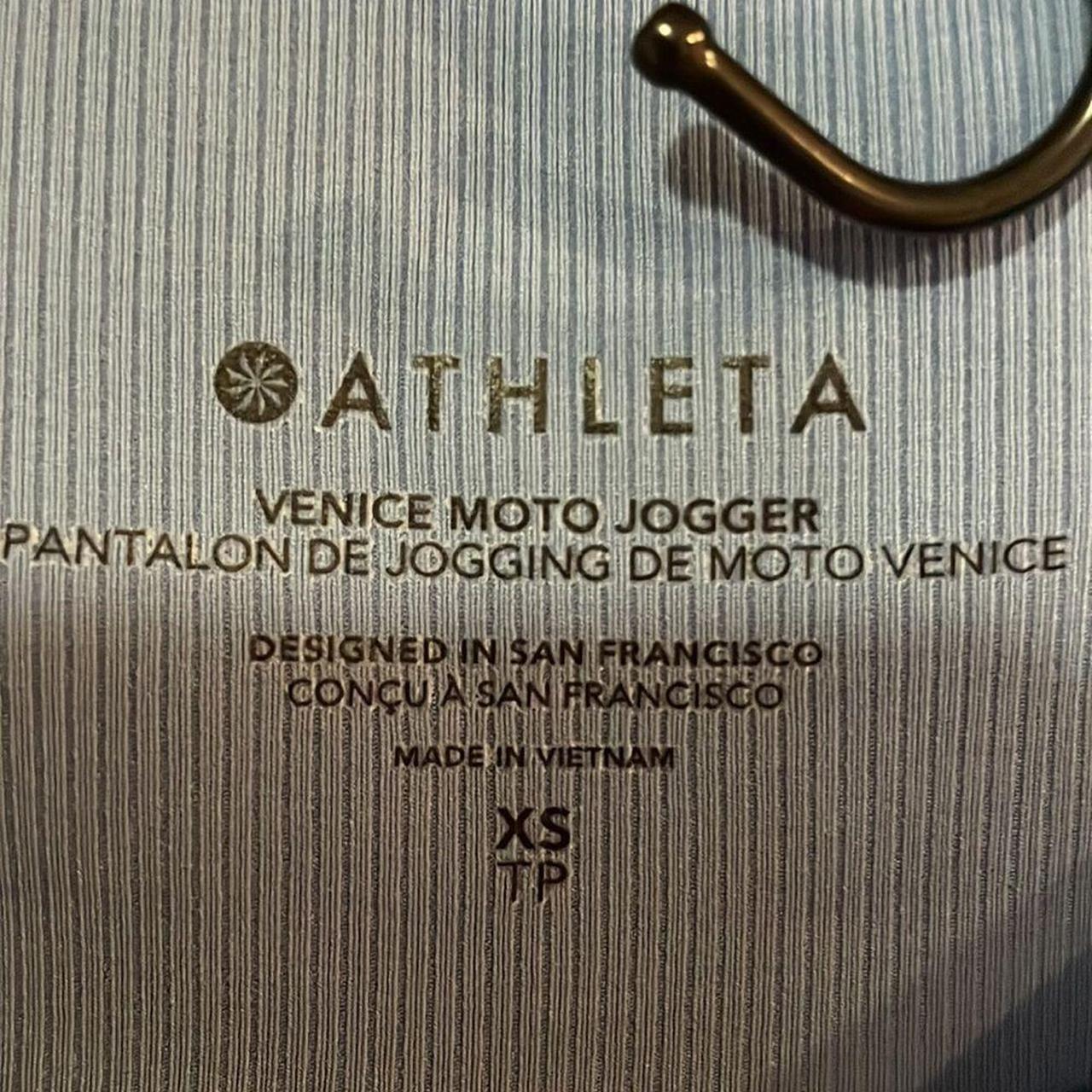 Athleta Venice Moto Jogger - Slate Blue. Size XS. - Depop