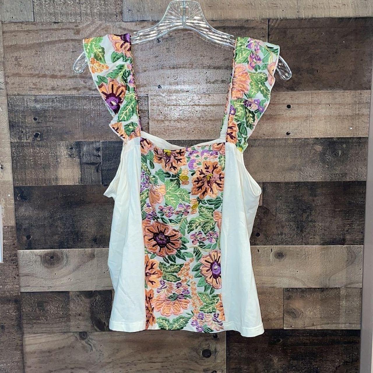 Tiny Marin Floral Embroidered Tank