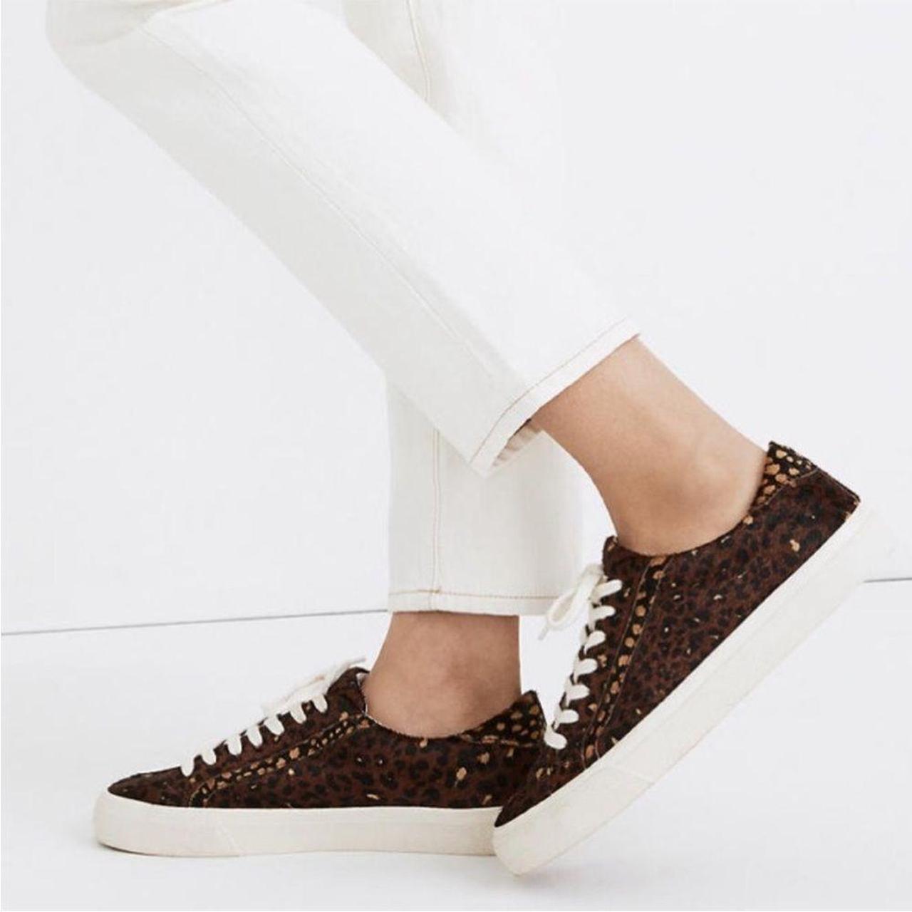 Madewell Sidewalk Low Top Leopard Print Calf Hair. Depop