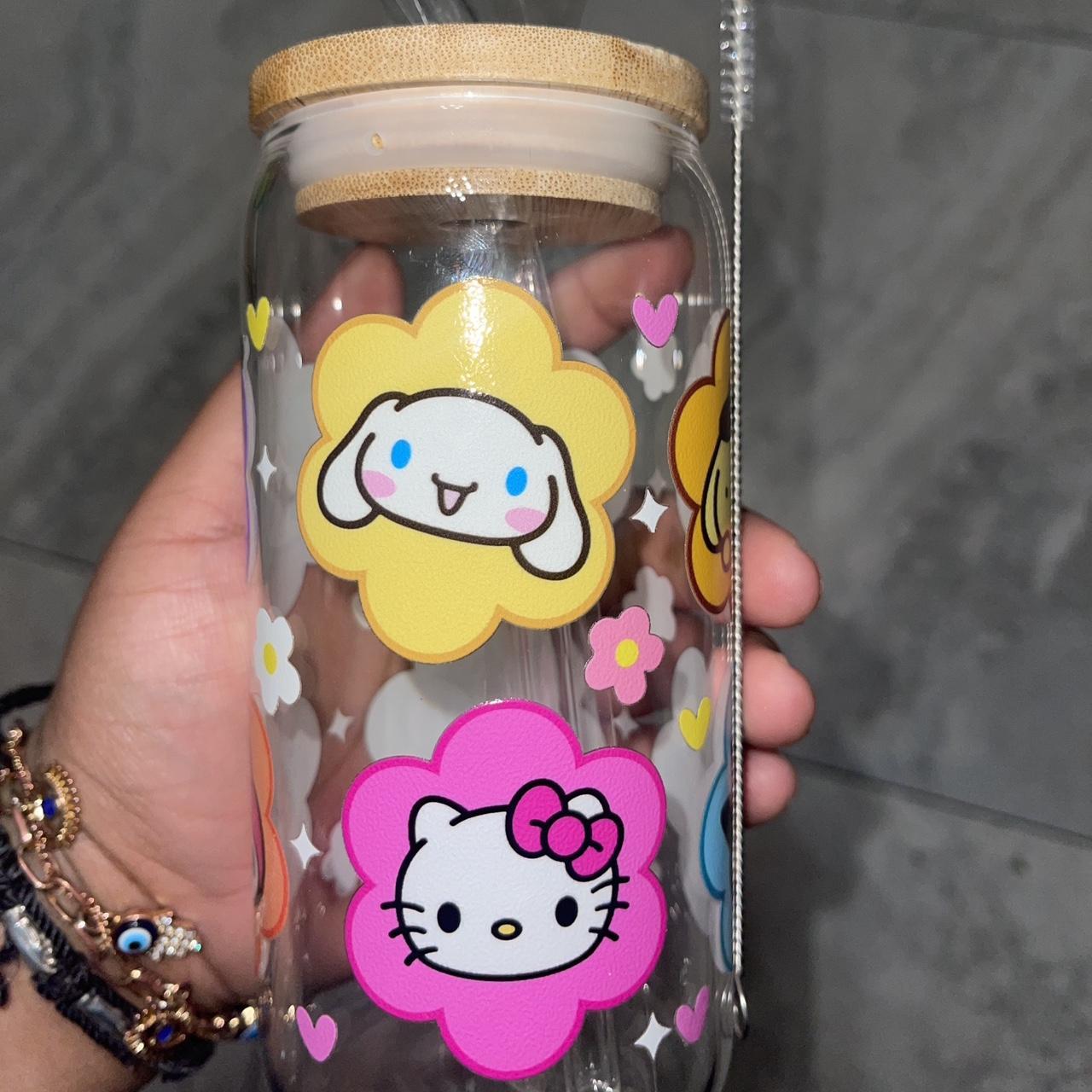 Sanrio Characters Libbey Beer Can Glass Cup Hello... - Depop