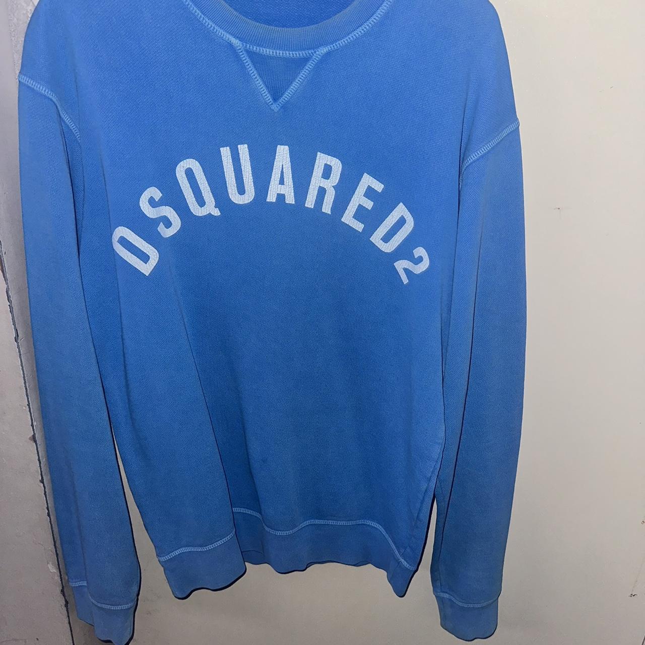 Dsquared Blue Crewneck jumper. Used slightly 10 10. Depop