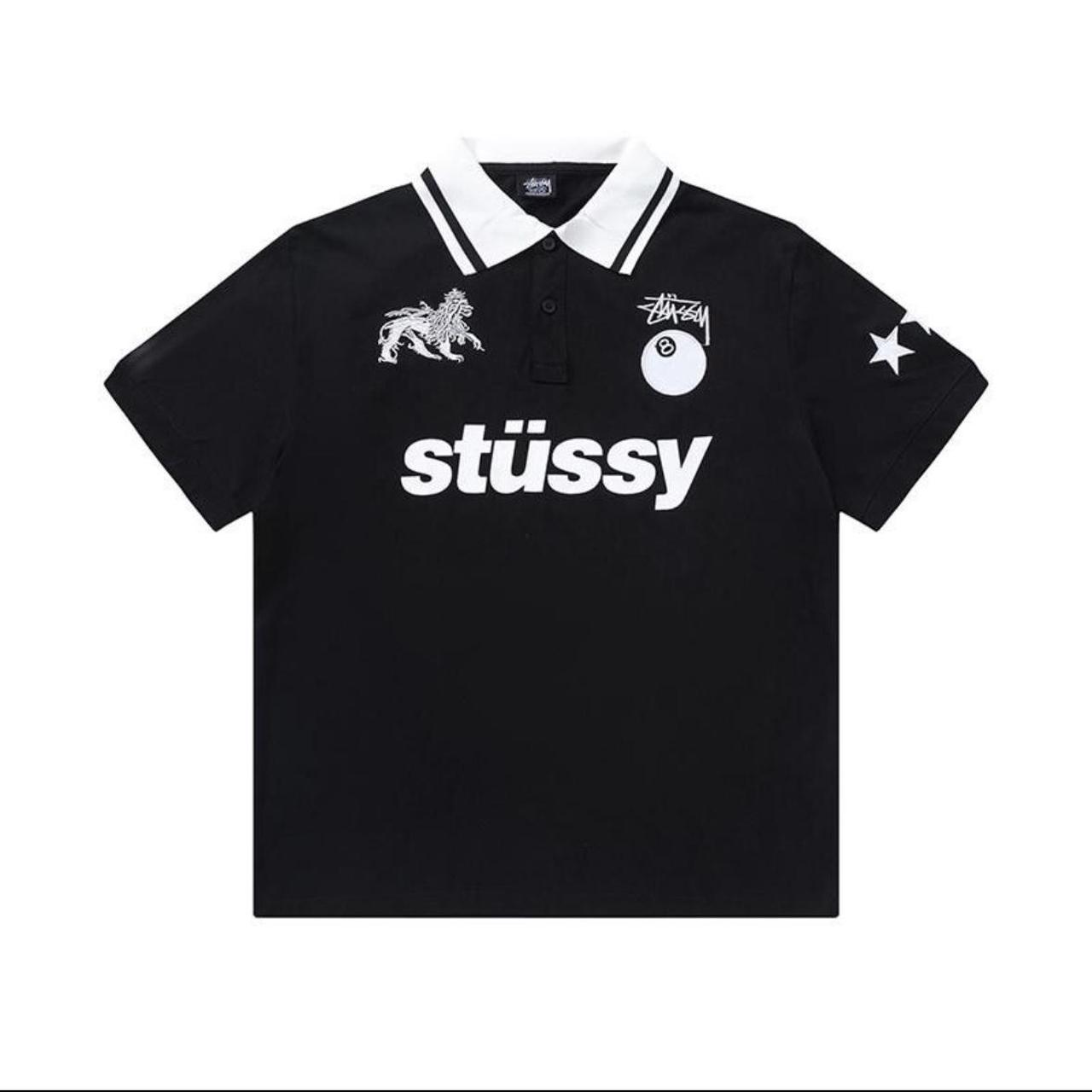 【archive】90s old Stussy Black Polo-shirt archive】90s old Stussy Black Polo-shirt archive】90s old