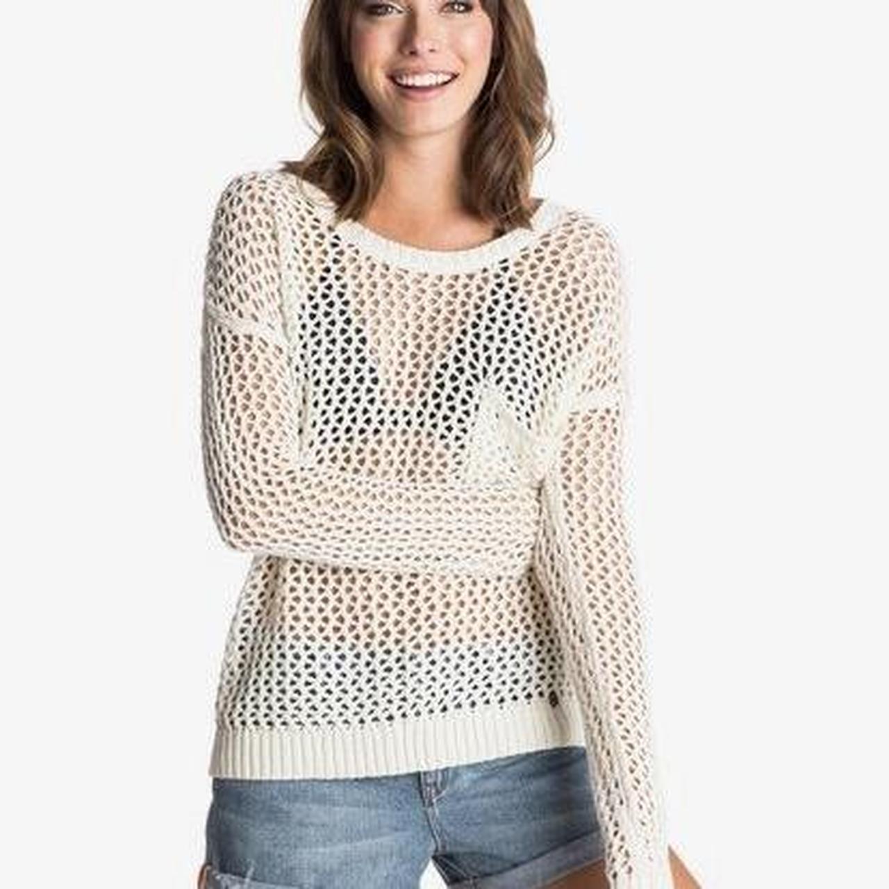 roxy beach cover up size small no stains or... Depop