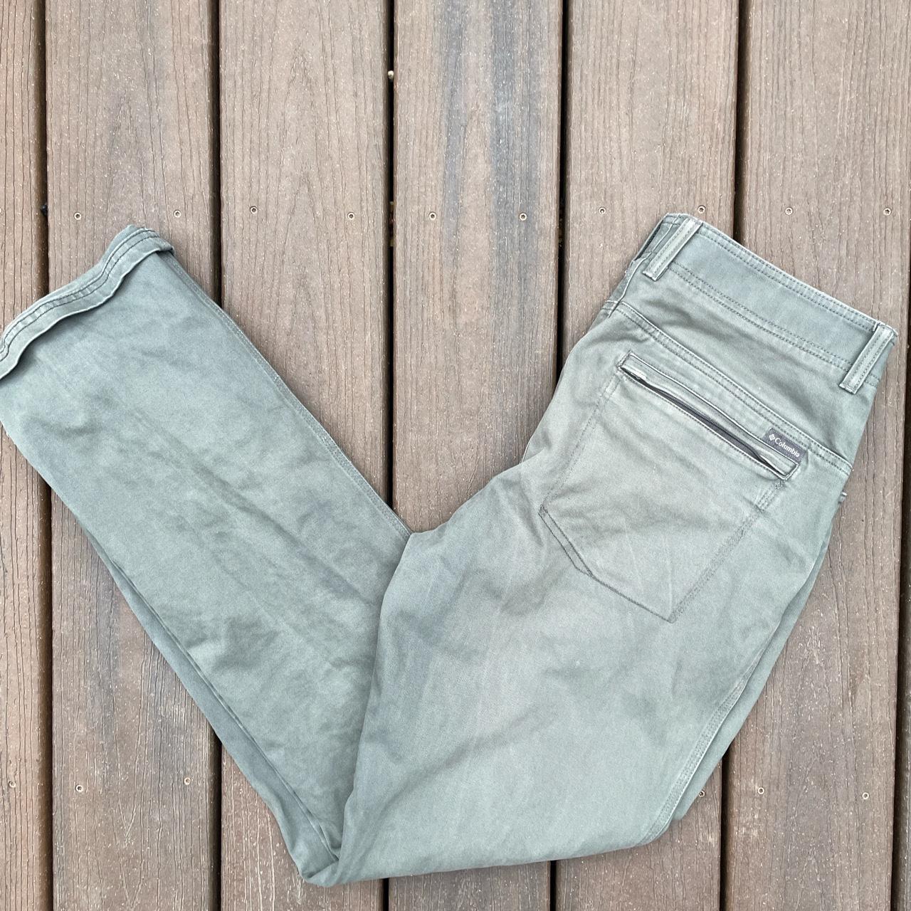 Men’s Columbia Khaki Hiking pants 32x34 Depop