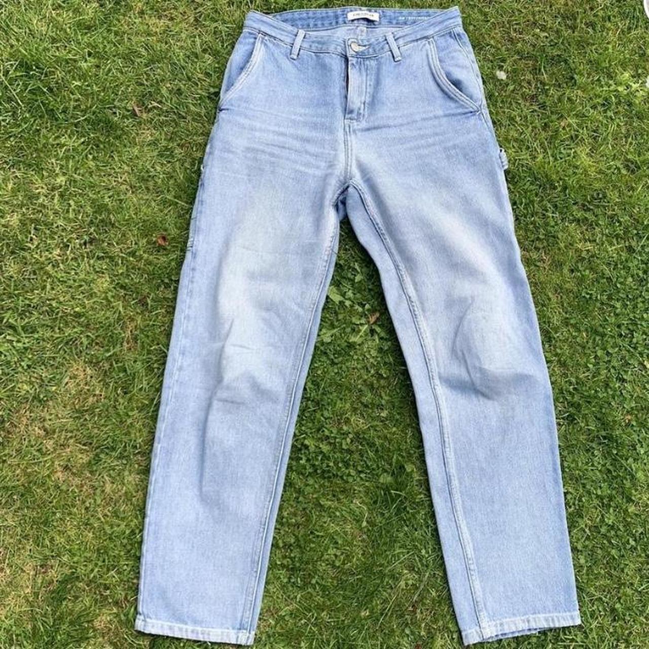 carhartt-women-s-blue-and-navy-jeans-depop