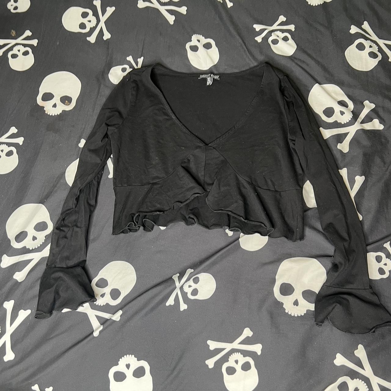 Dolls Kill Women's Black Croptop Depop