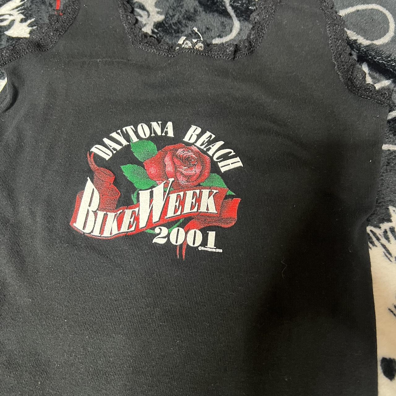 Daytona Beach Bike Week 2001 tank top Size... - Depop
