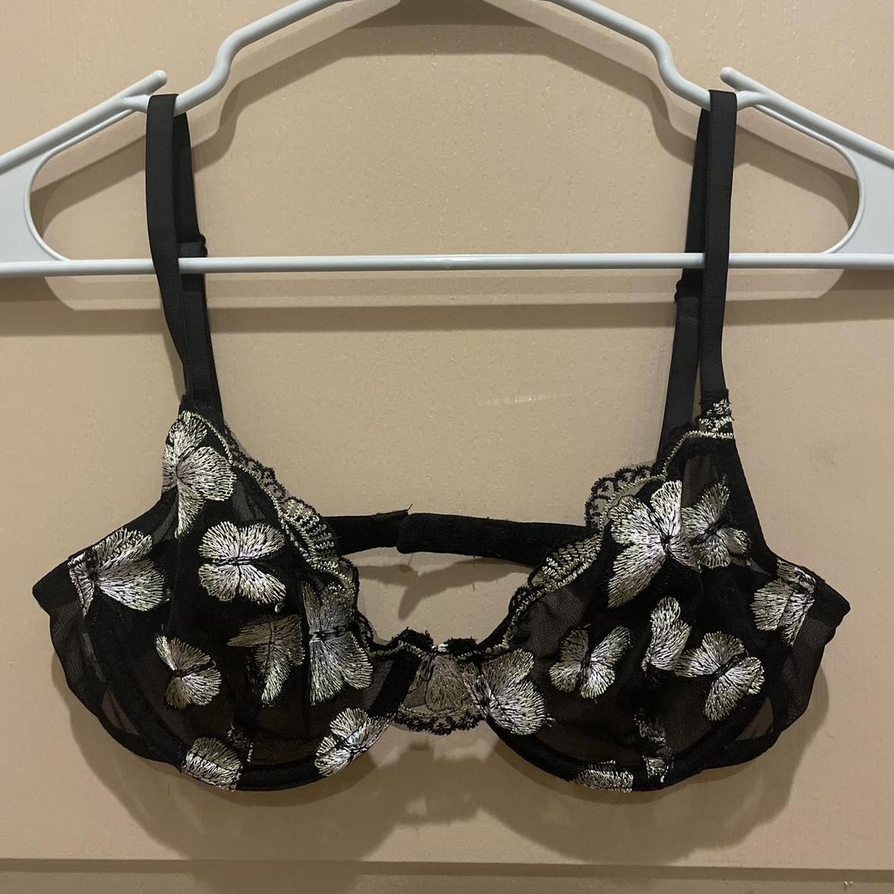 Forever 21 NWOT Mesh Butterfly Underwire Bra size