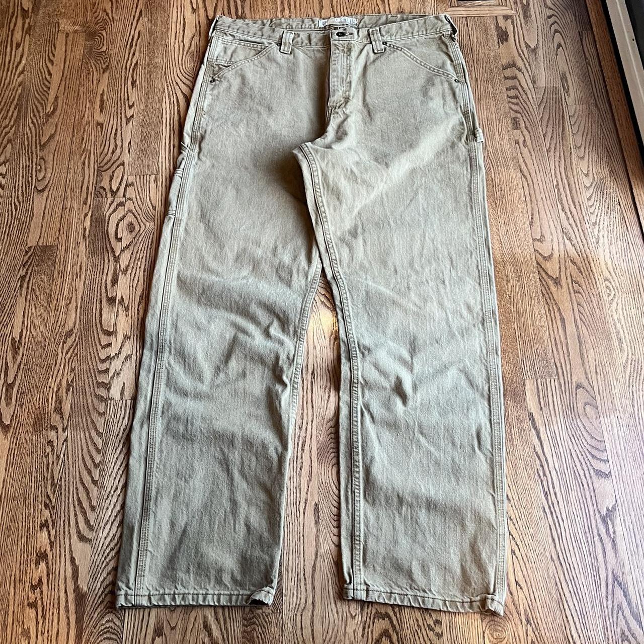 Lee dress pants Dope pair of pants Brown color - Depop