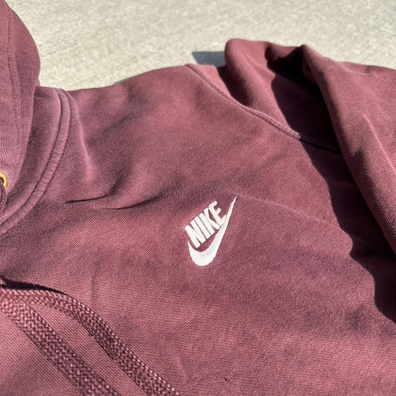 mens nike hoodie maroon