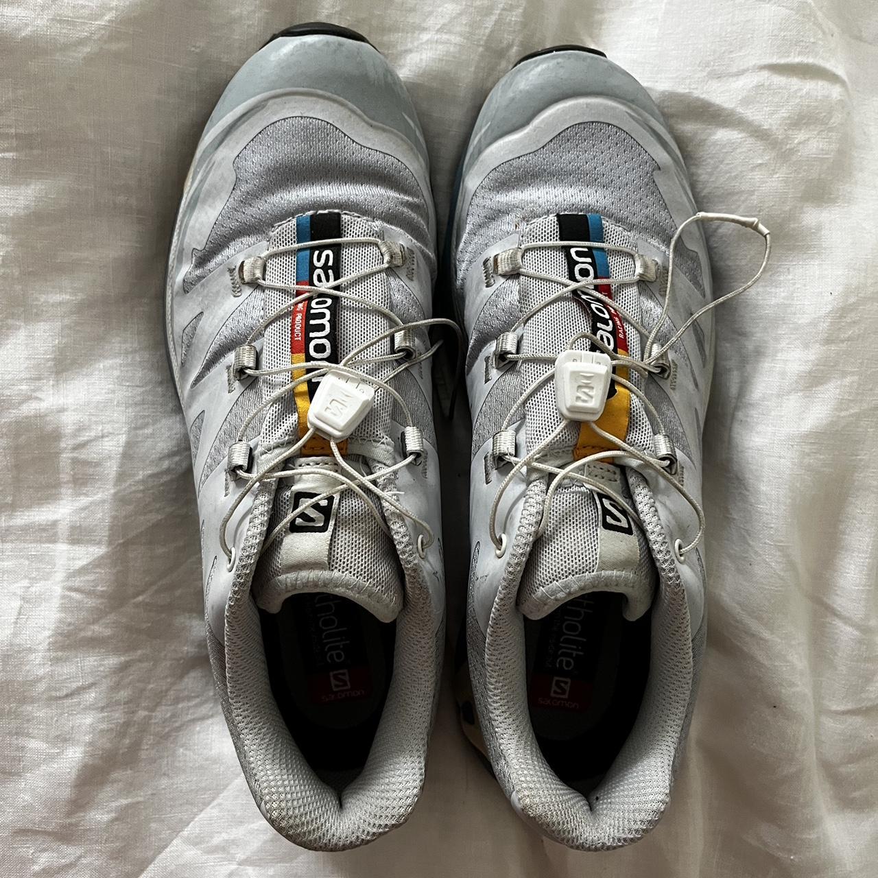 Salomon xt-6 sneakers in light blue Perfect... - Depop