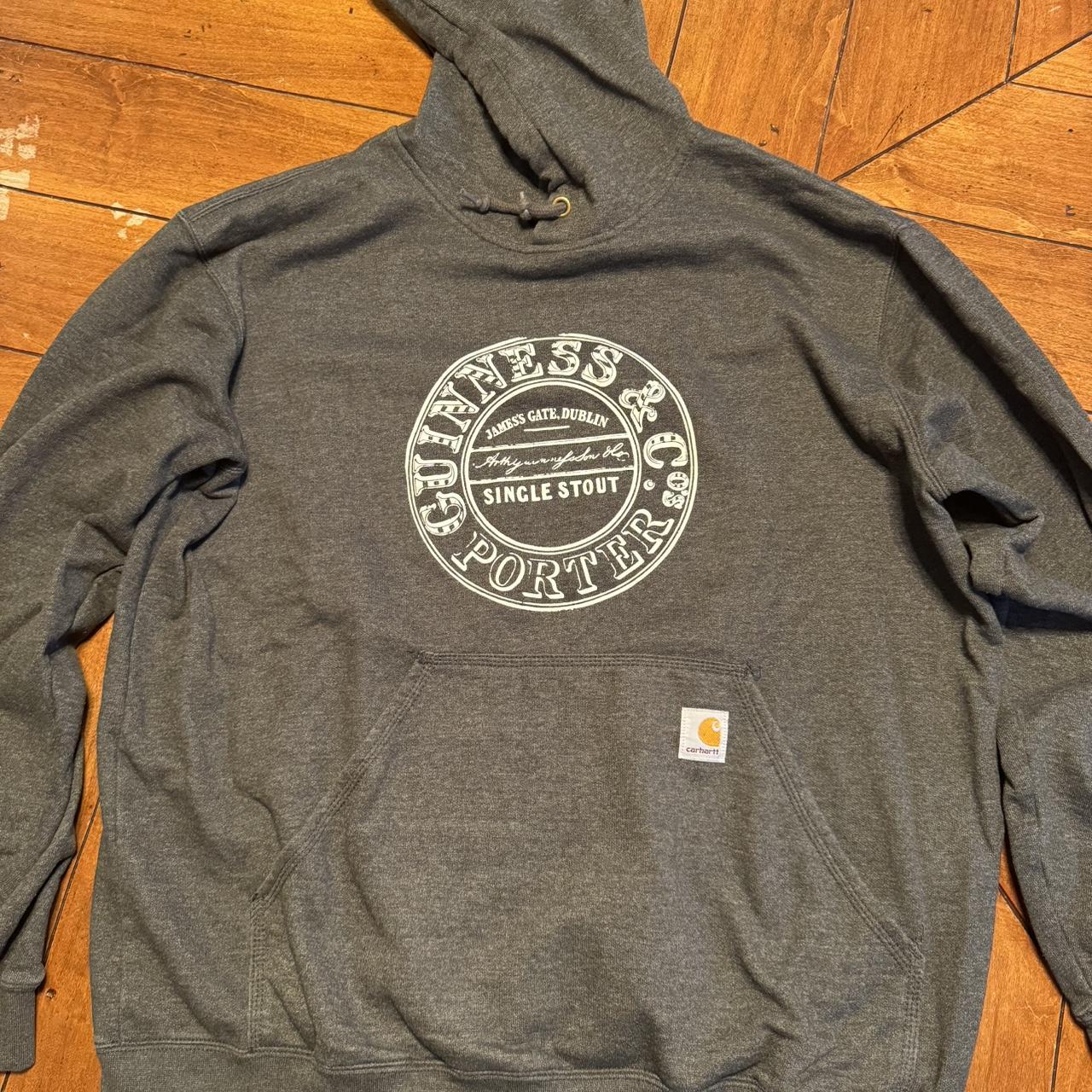 Rare grey carhartt Guinness collab hoodie. Bought in