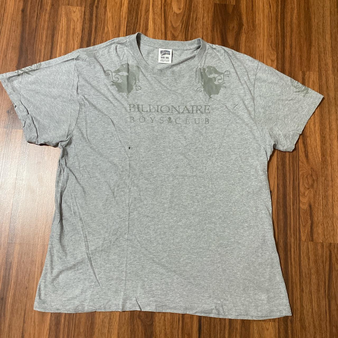 Billionaire Boys Club Men's Grey T-shirt | Depop