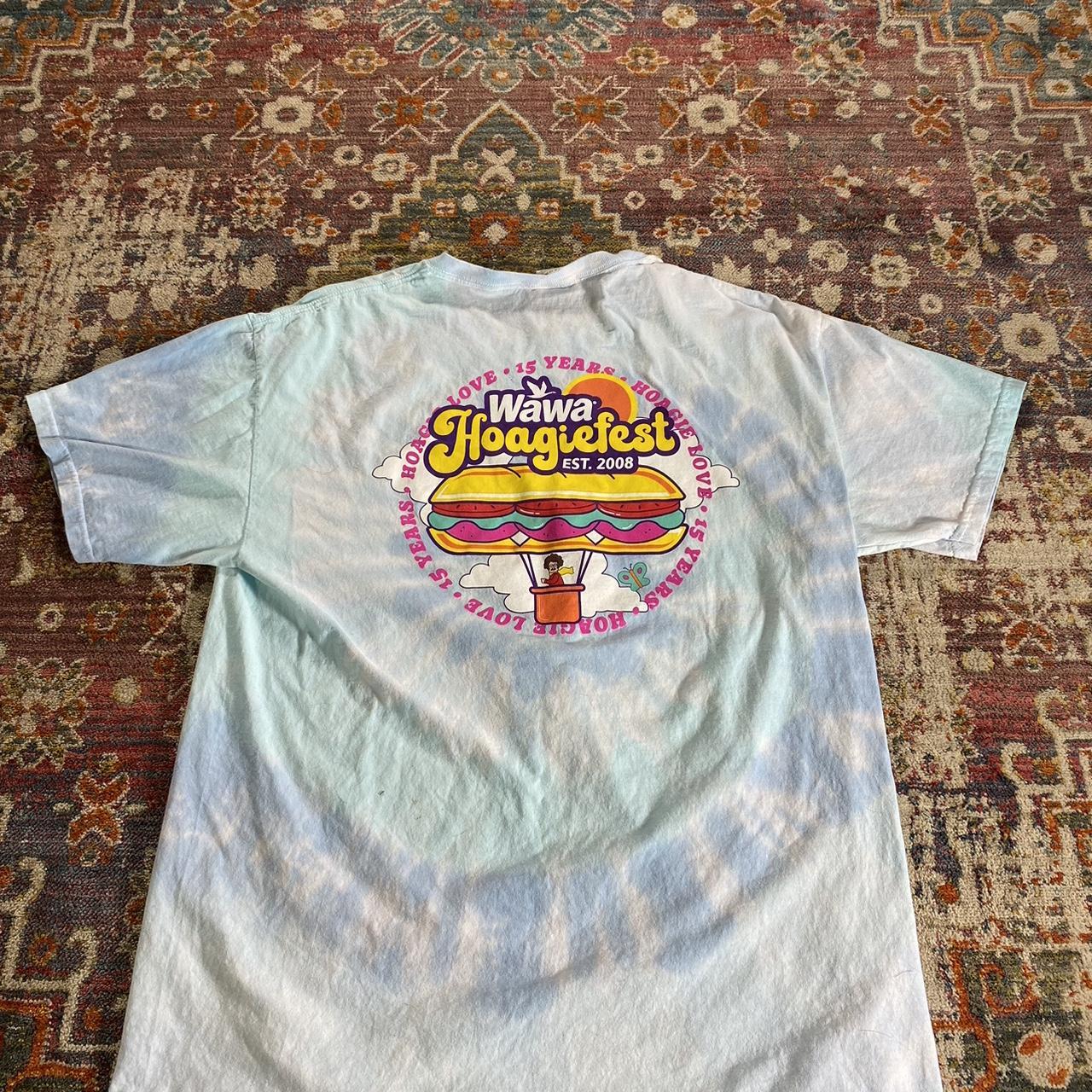 wawa hoagiefest tie dye shirt