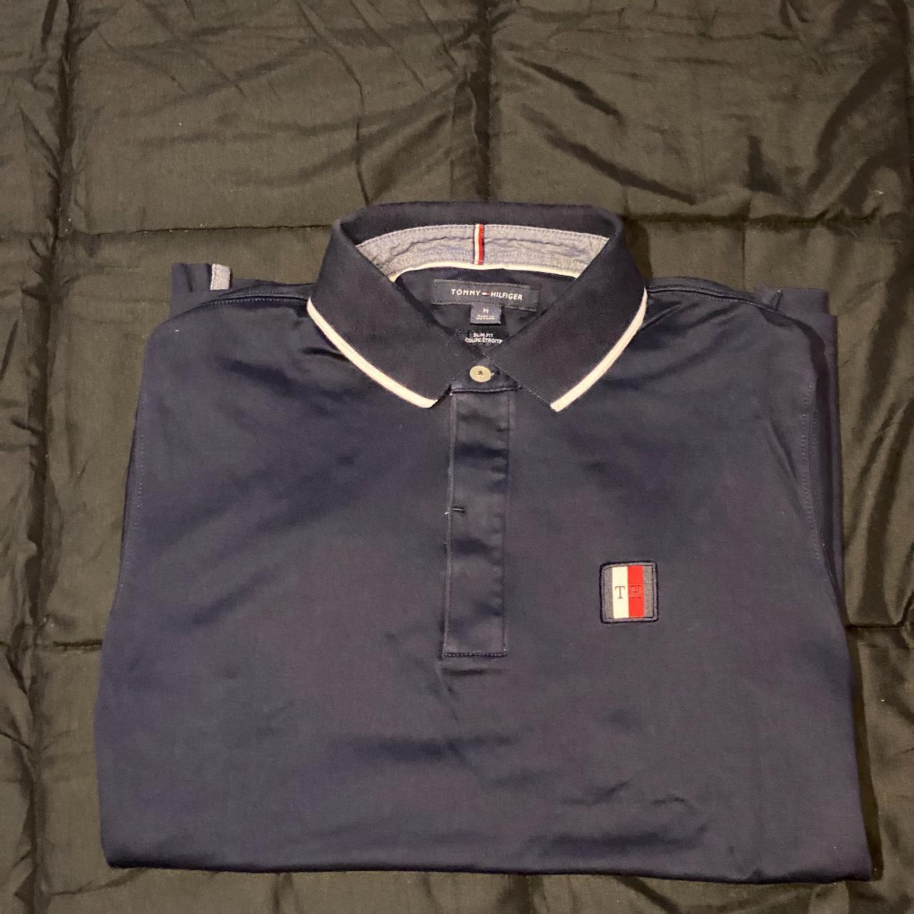 Tommy Hilfiger Men's Navy Polo-shirts | Depop