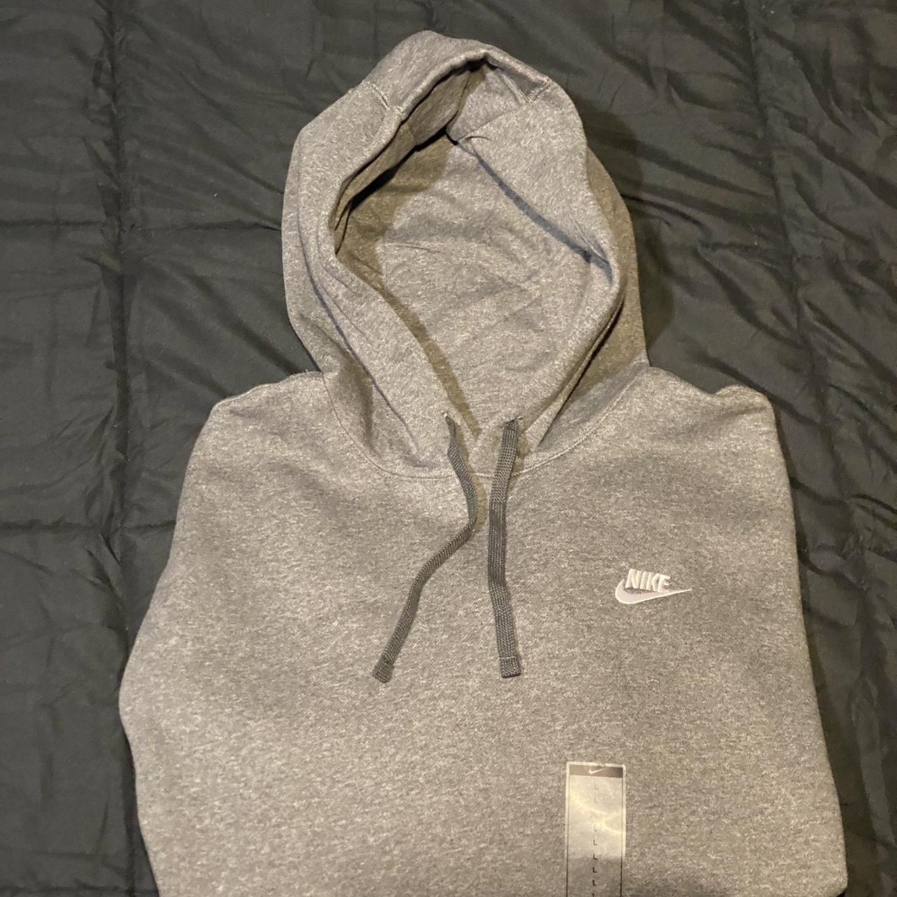 Nike Men's Grey Hoodie | Depop