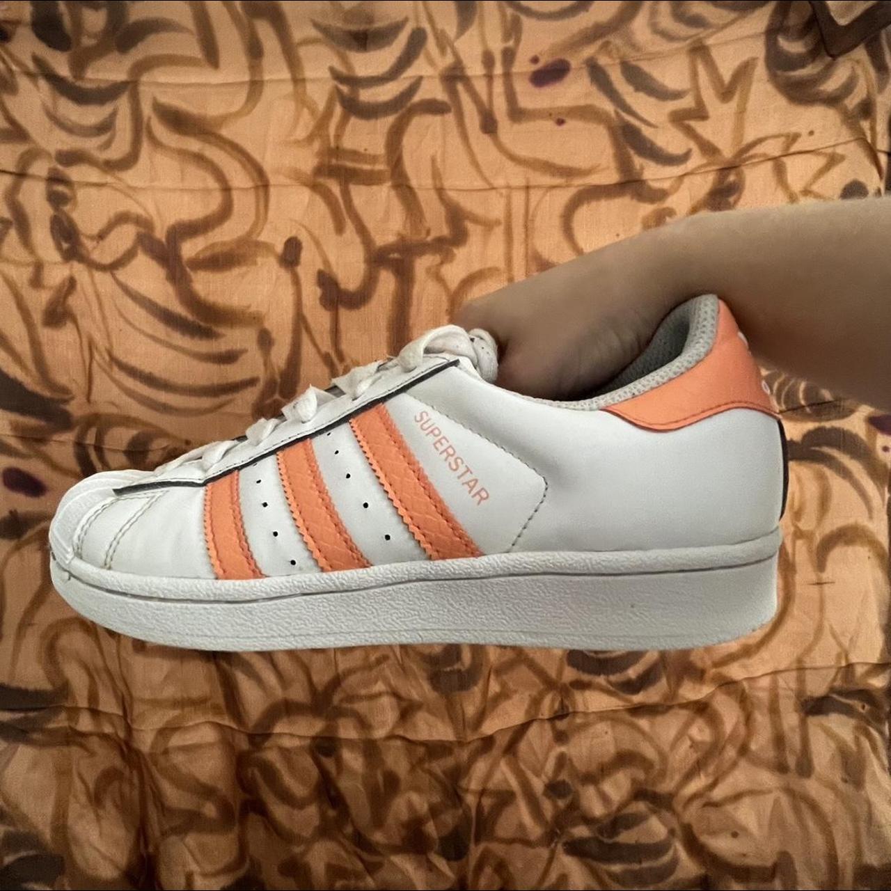 superstar primeknit womens Orange