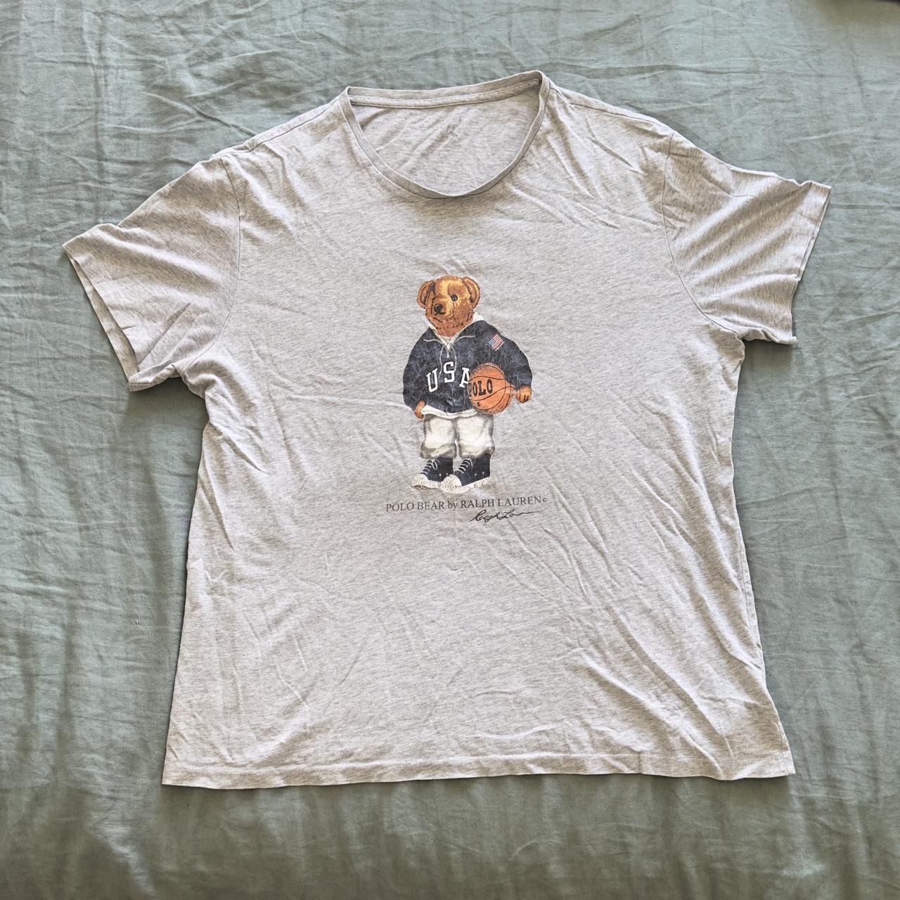 Polo Ralph Lauren Heritage Bear T-Shirt -... - Depop