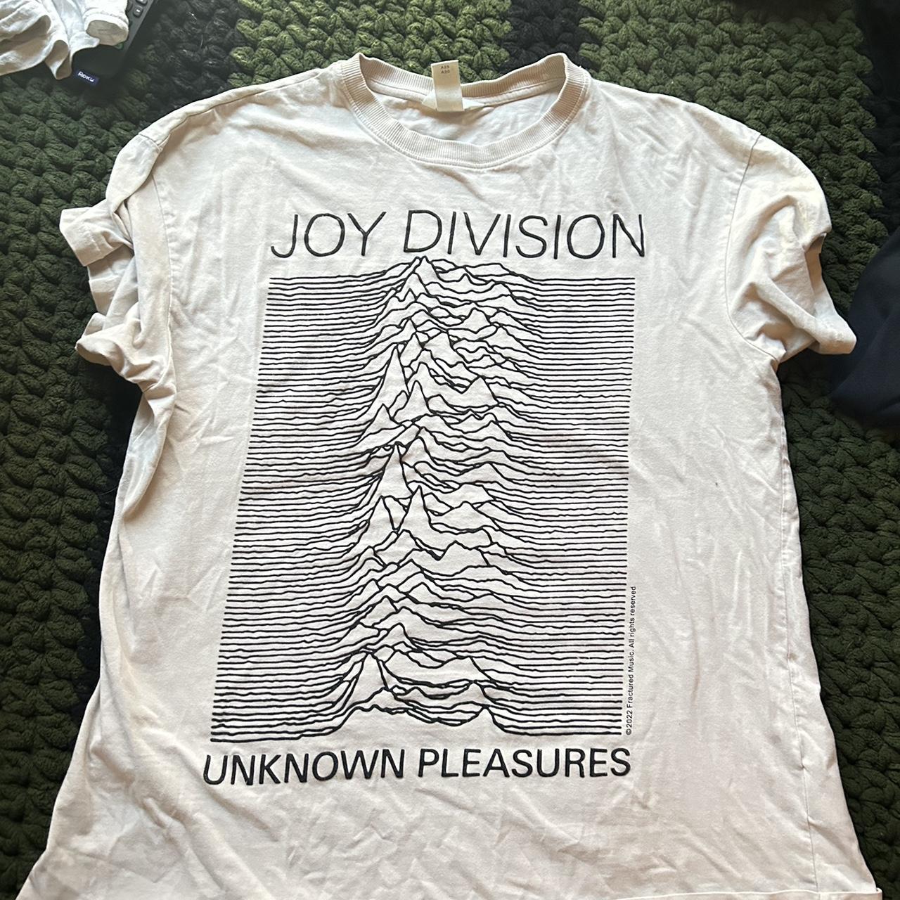 H M Joy Division Creme Shirt Size M But Fits Like a L Depop