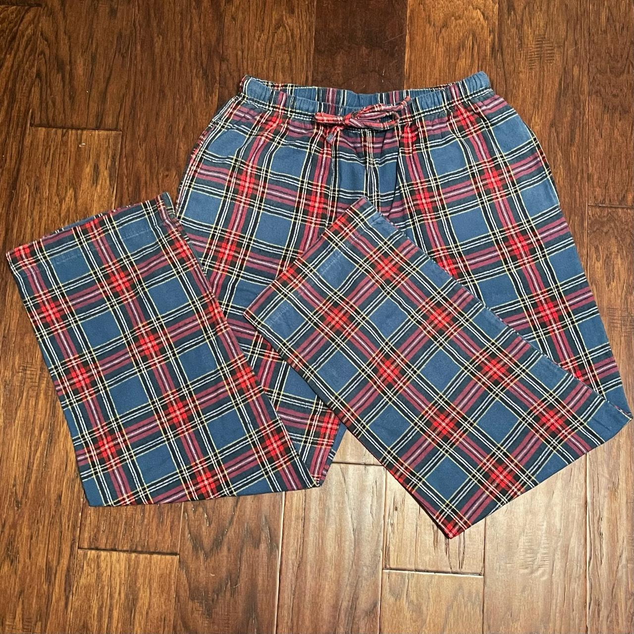 LL Bean Plaid Lounge Pajamas Pants Y2K Men s Size Depop