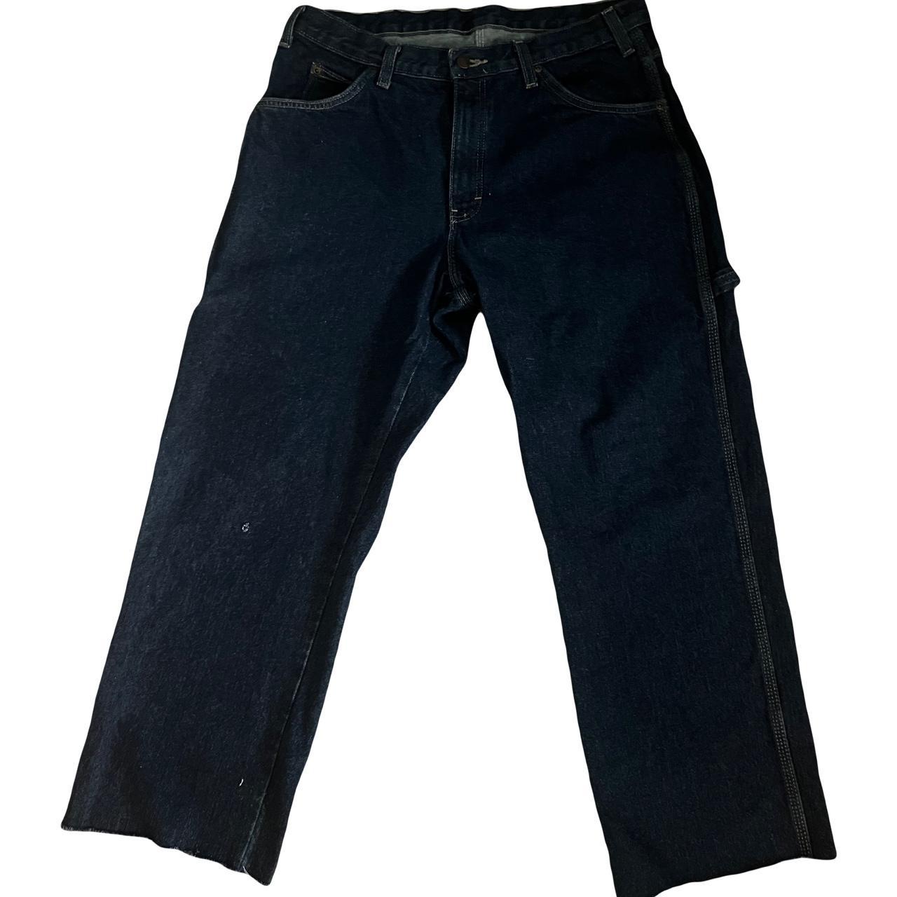 Dickies Men's Navy Jeans Depop