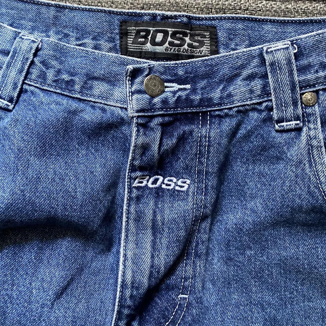 BOSS Men's Blue Jeans | Depop