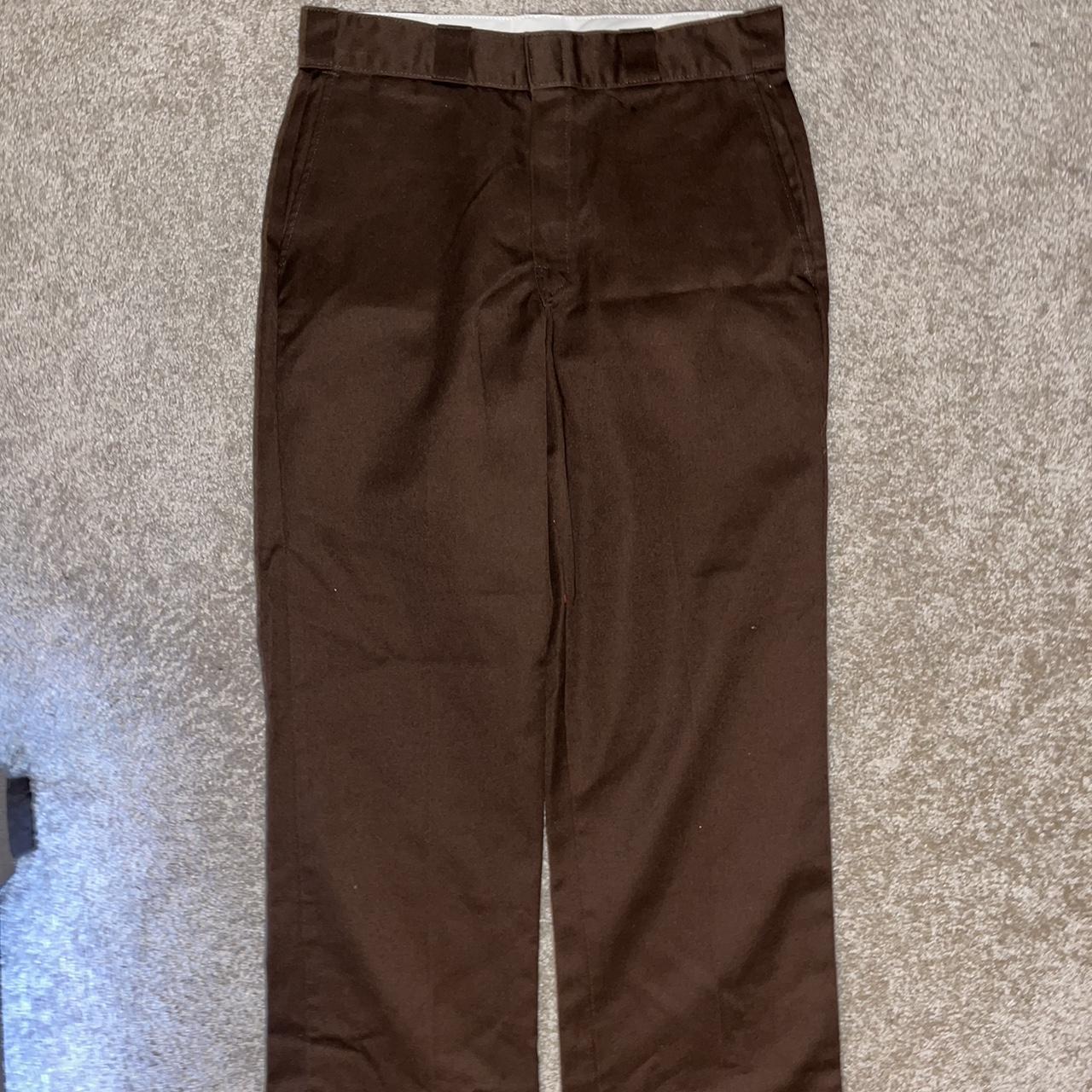 clean brown dickies pants size: 32x29 #brown... - Depop