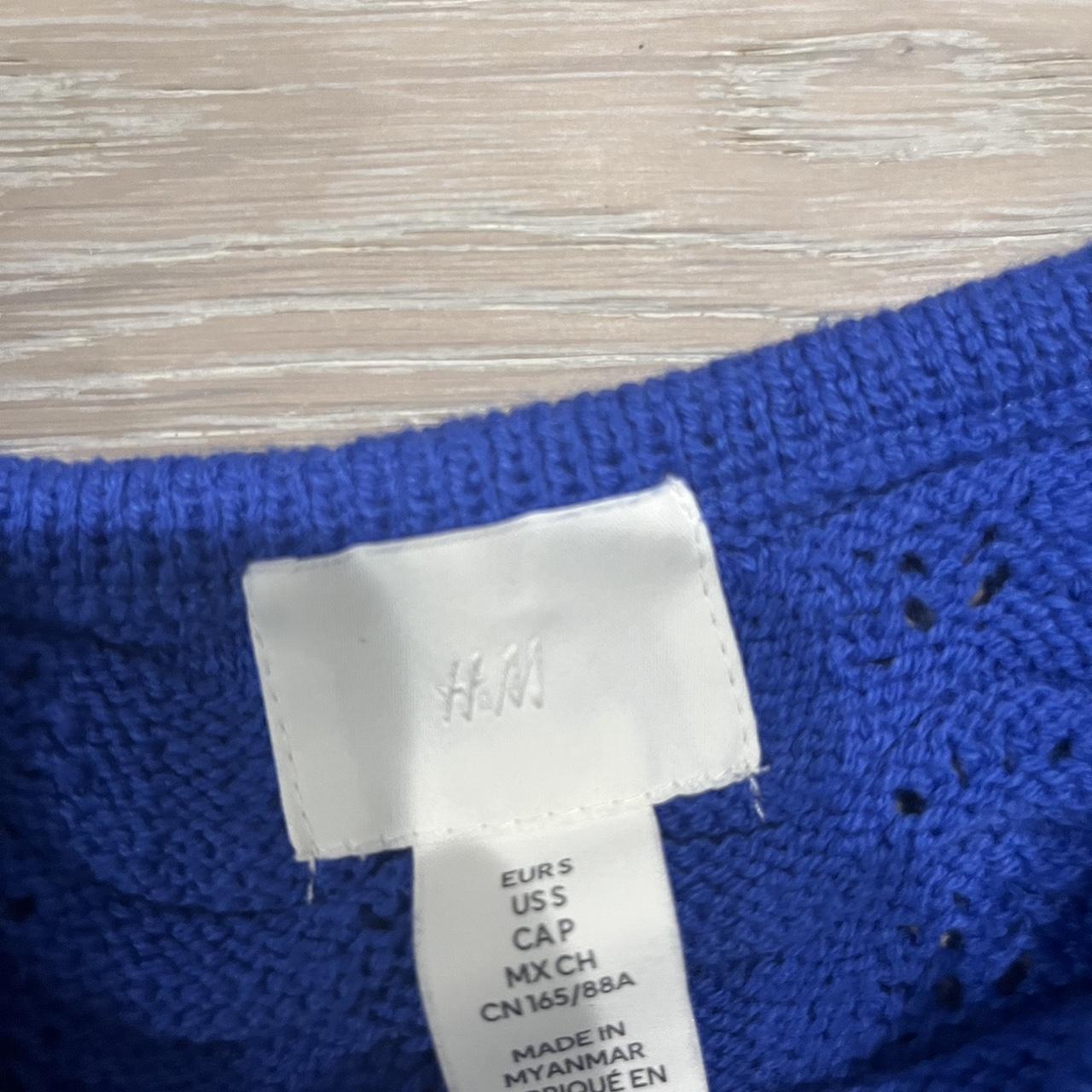 H&M Women's Blue Vest Depop