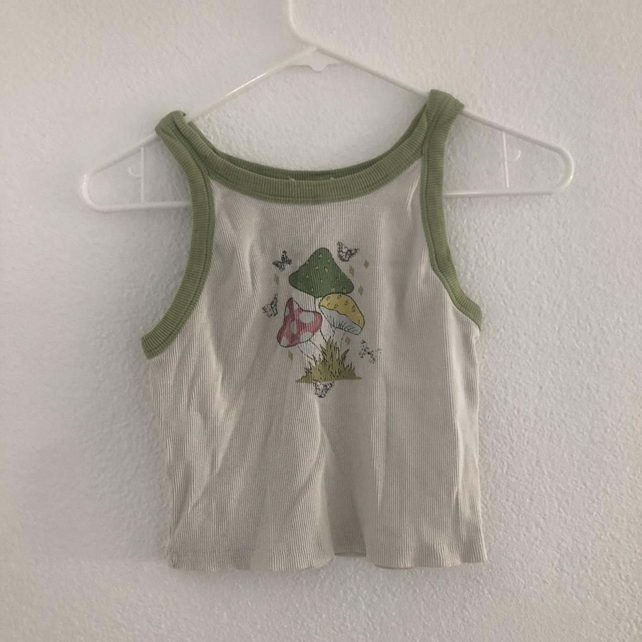 MUSHROOM PRINT FULL TILT TANK TOP • size m • good... Depop