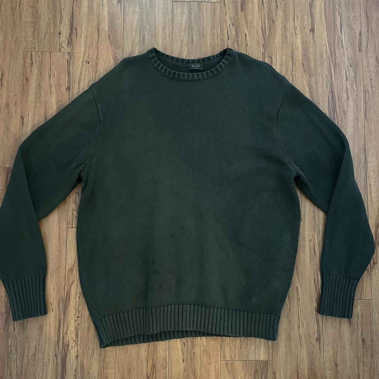 forest green oversized sweater NO OFFERS on this... - Depop
