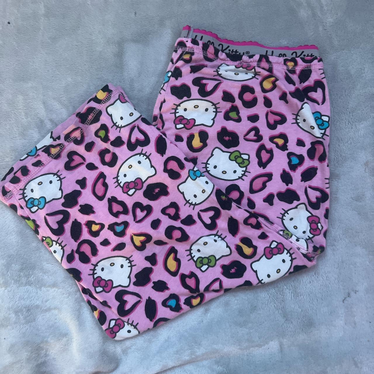 Hello Kitty Women's Pink Trousers | Depop