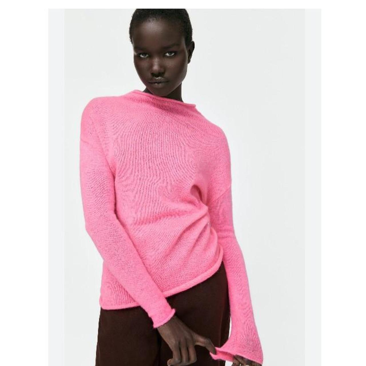 Hot pink zara clearance sweater