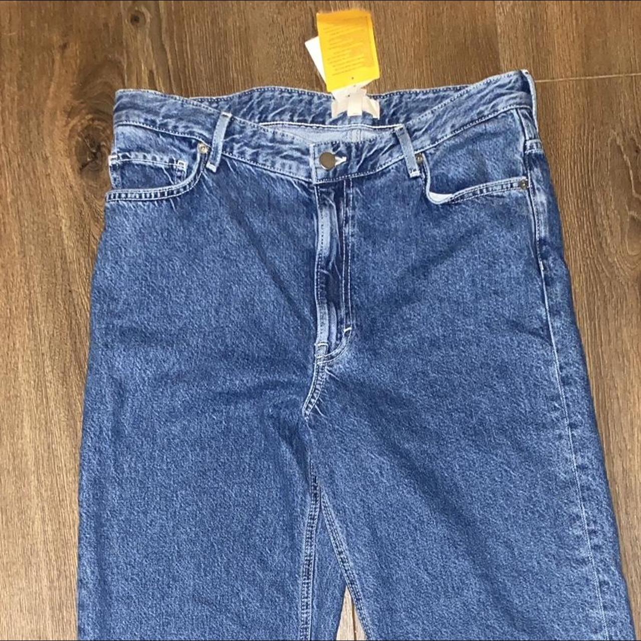 brand new h&m straight leg jeans with tags size... - Depop