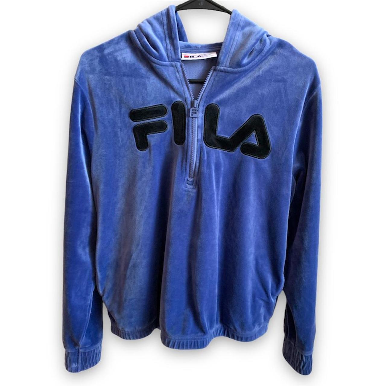 Fila purple hoodie sale