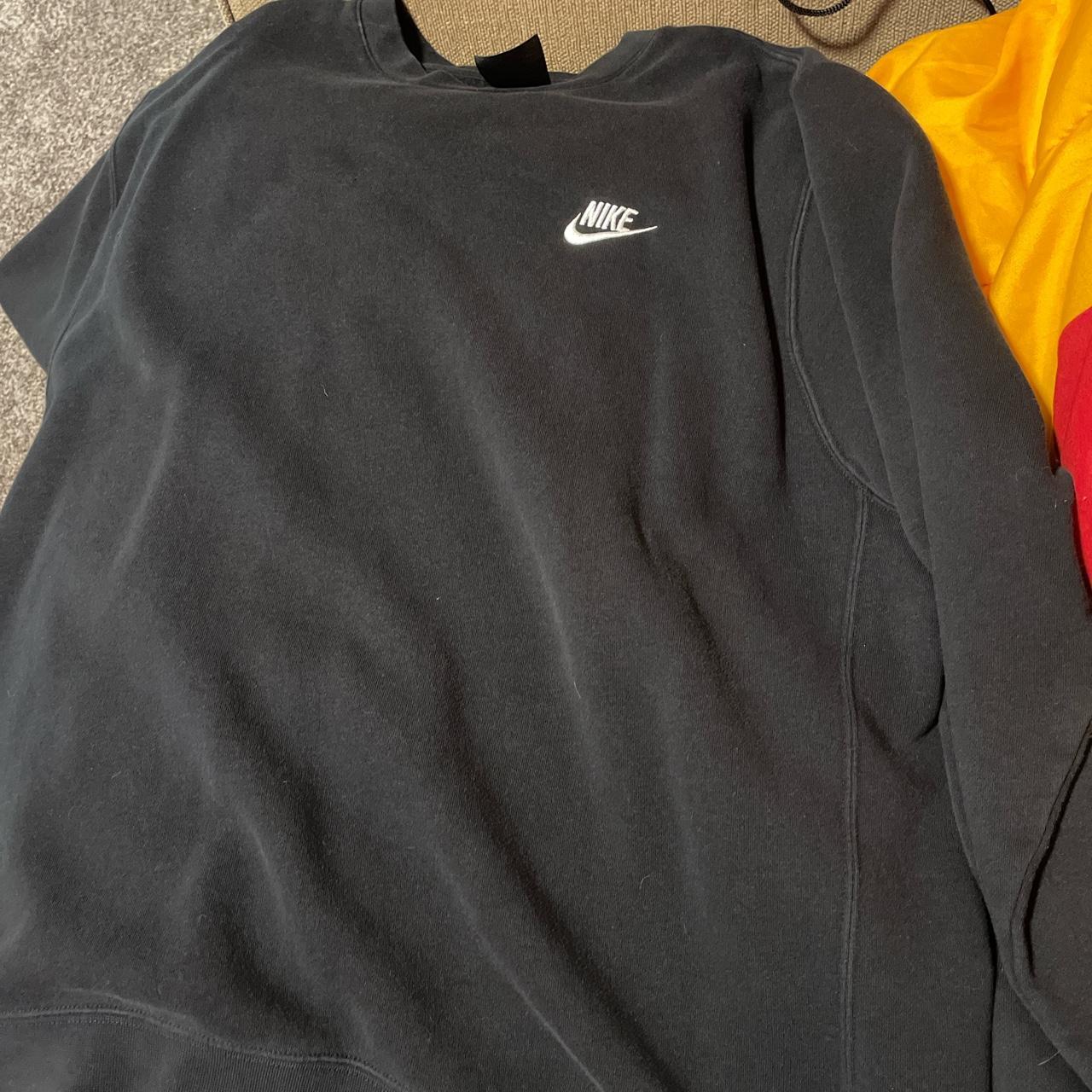 Nike Men's Black Jumper | Depop