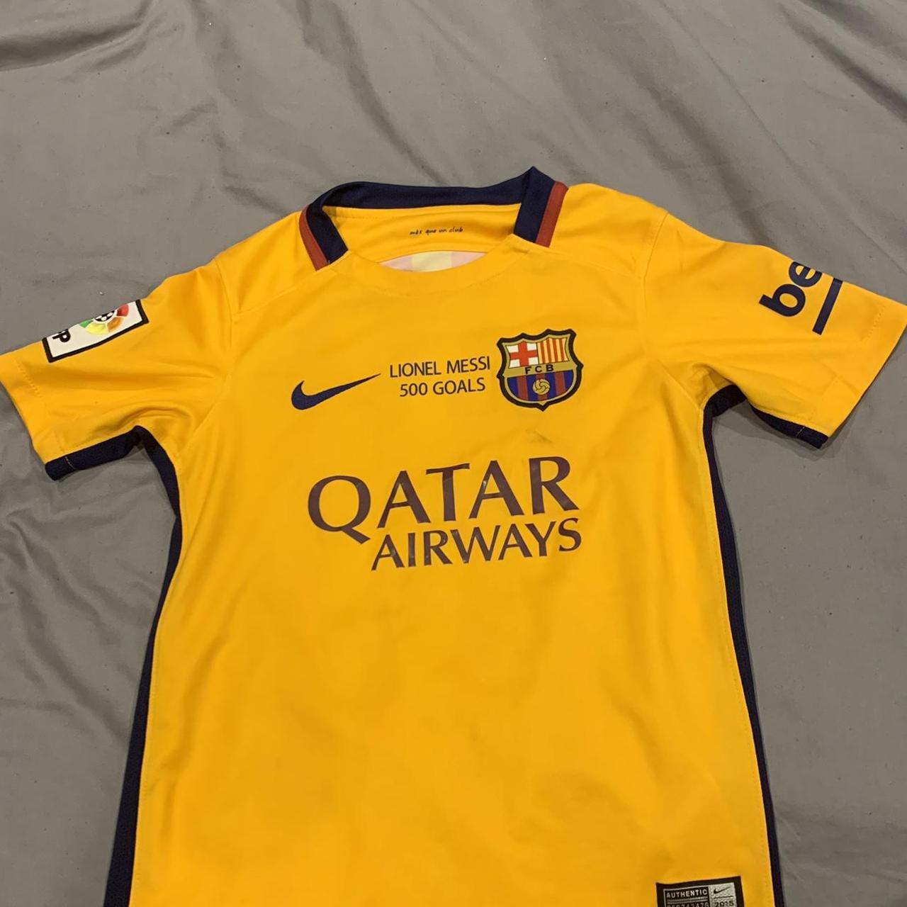 Lionel Messi collector’s items 500 goals 15/16 shirt... - Depop