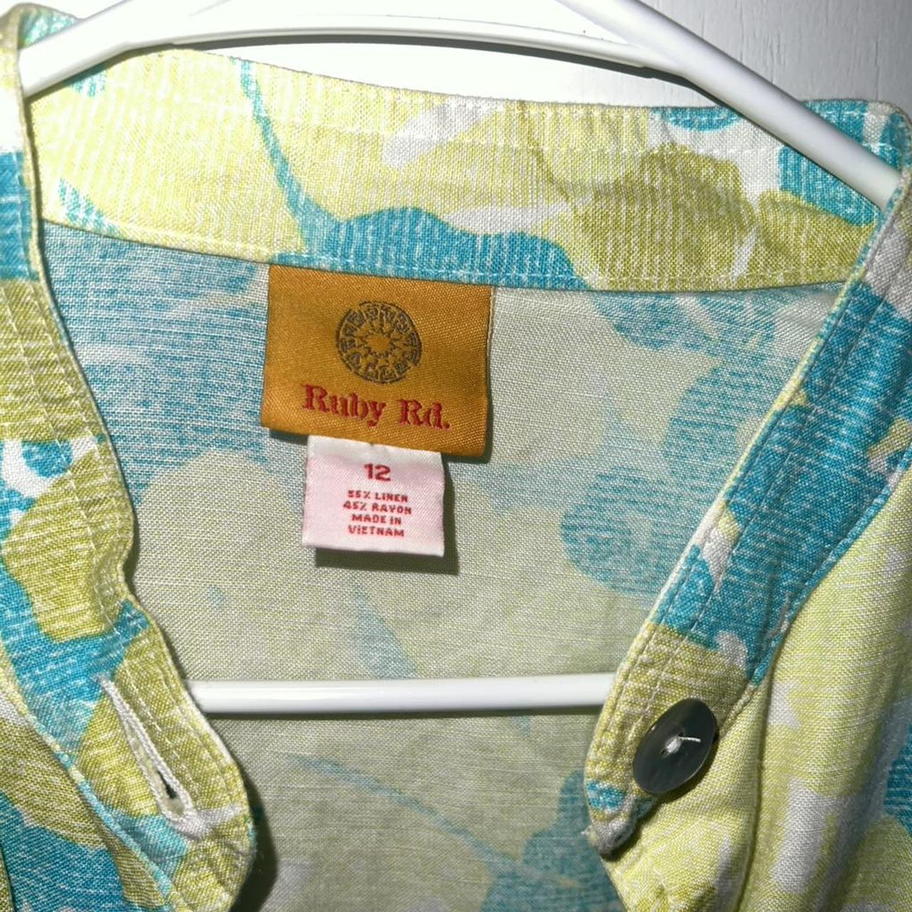 Ruby Rd. Women's Shirt - Multi/Yellow - 12 – Ruby… - image 2