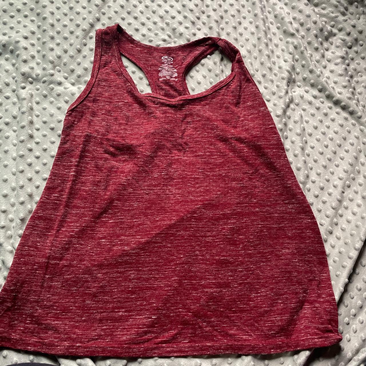 Athletic Works Womens Burgundy Vest Depop