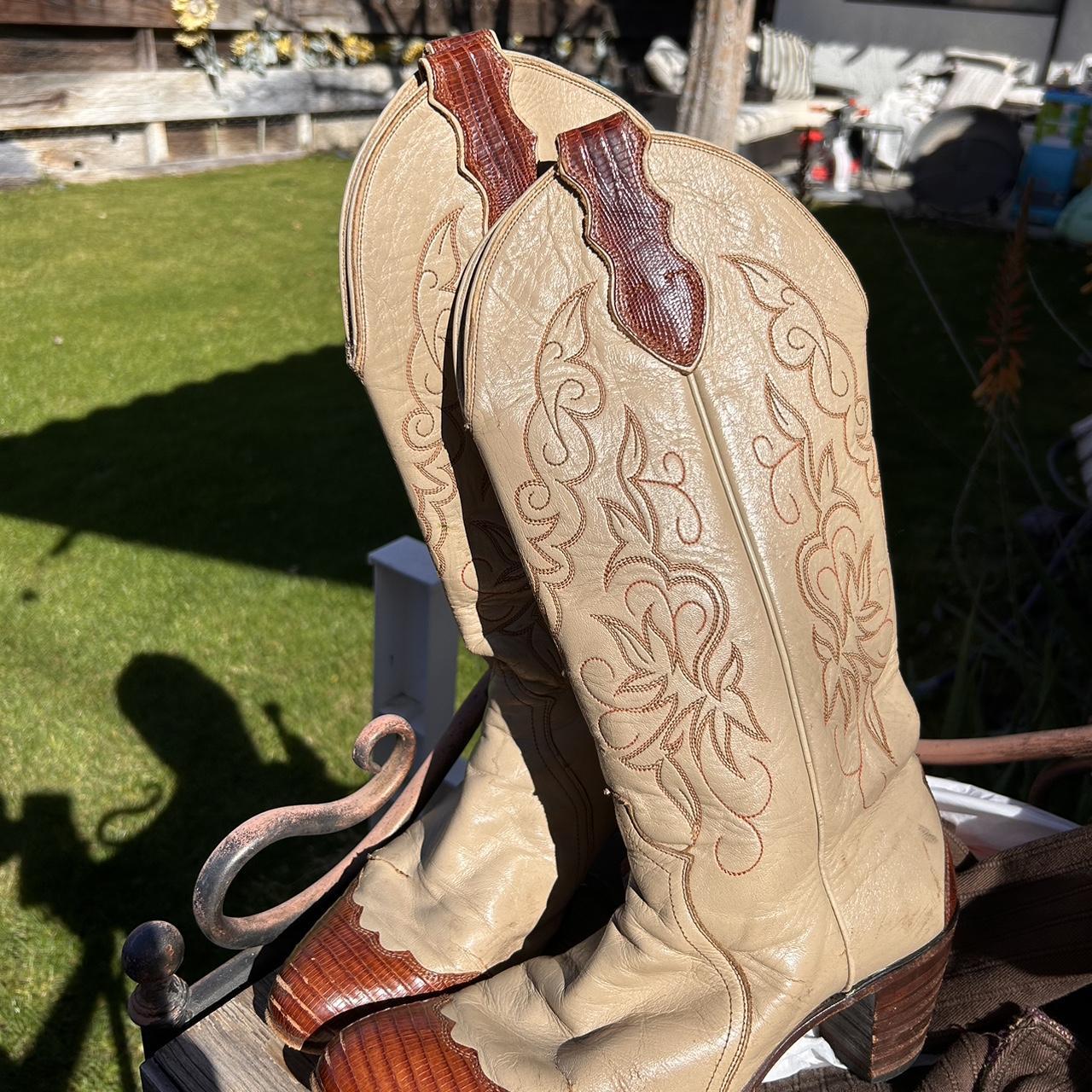 Free People Vintage Cowboy Boots in Brown