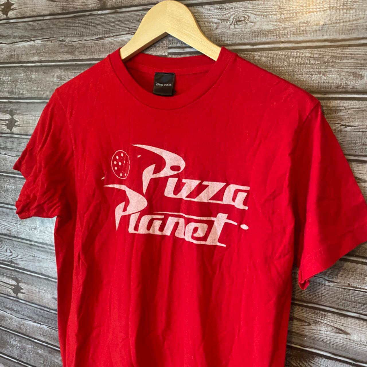 Disney Men's Red T-shirt | Depop