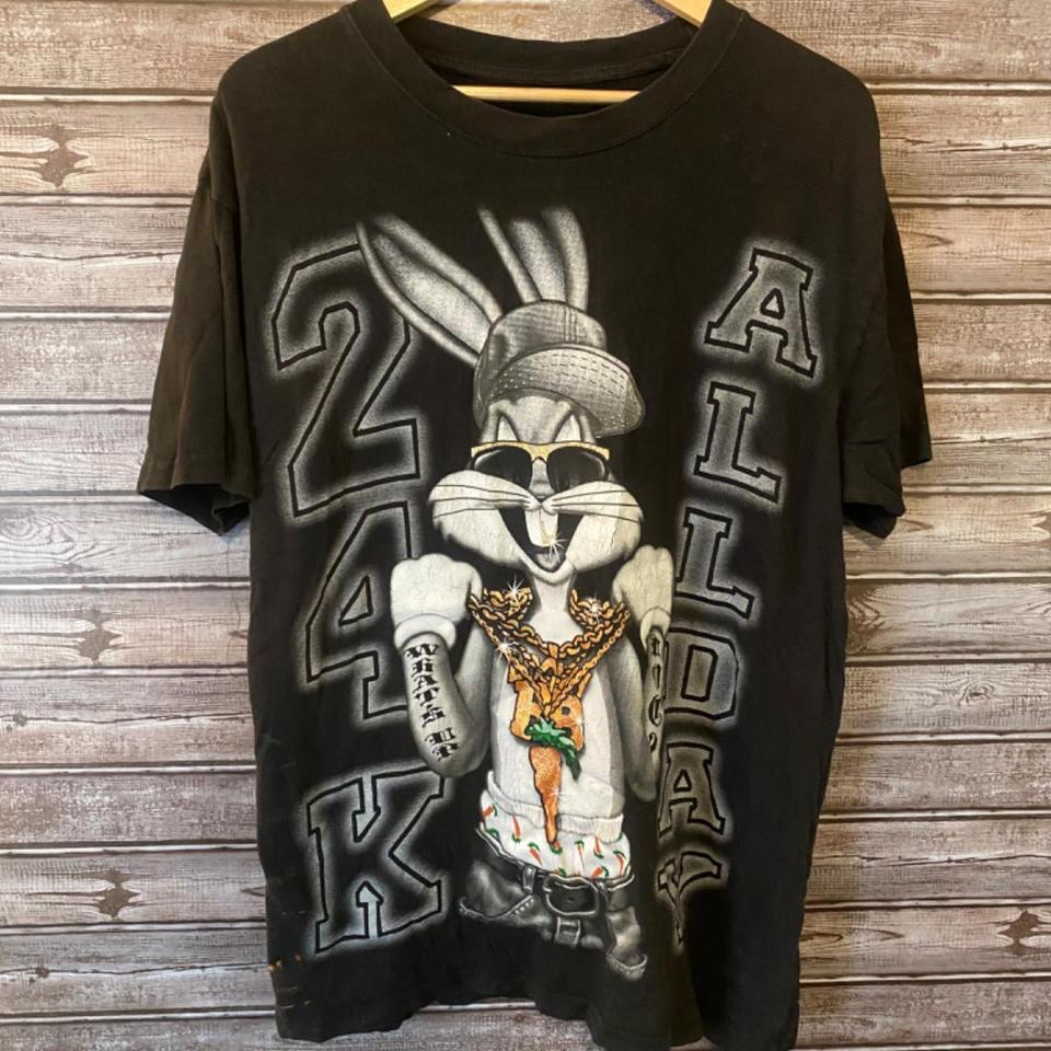 New York Yankees Bugs Bunny Shirt MEASUREMENTS: PIT - Depop