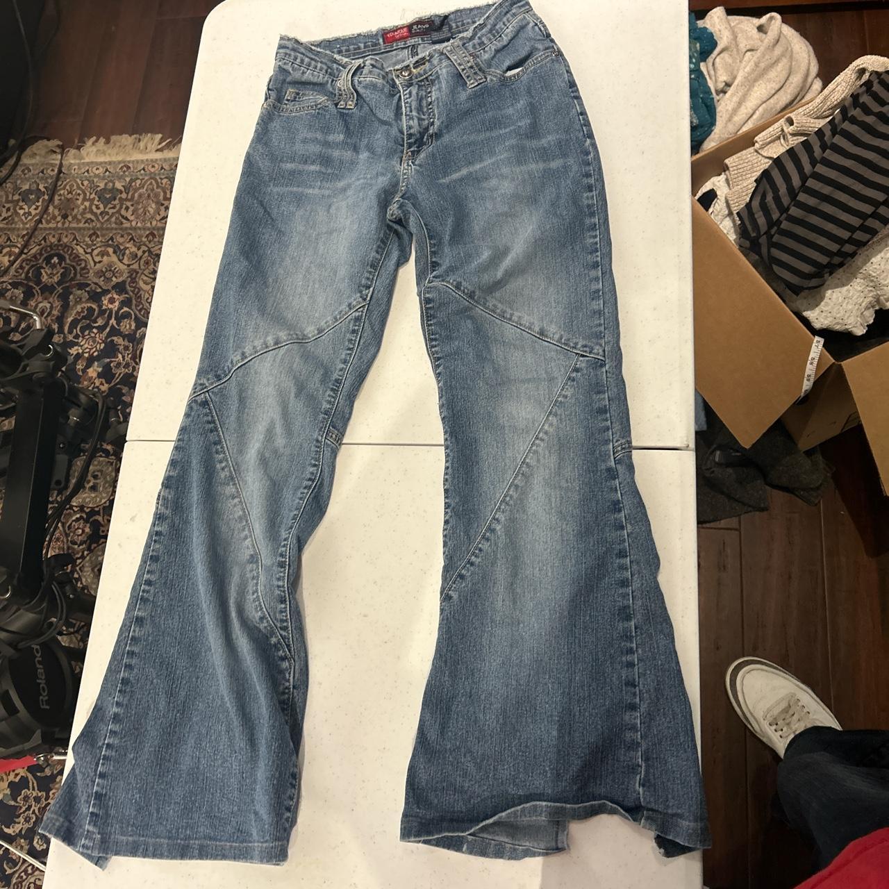 Sick pair of younique jeans with great flare and... - Depop