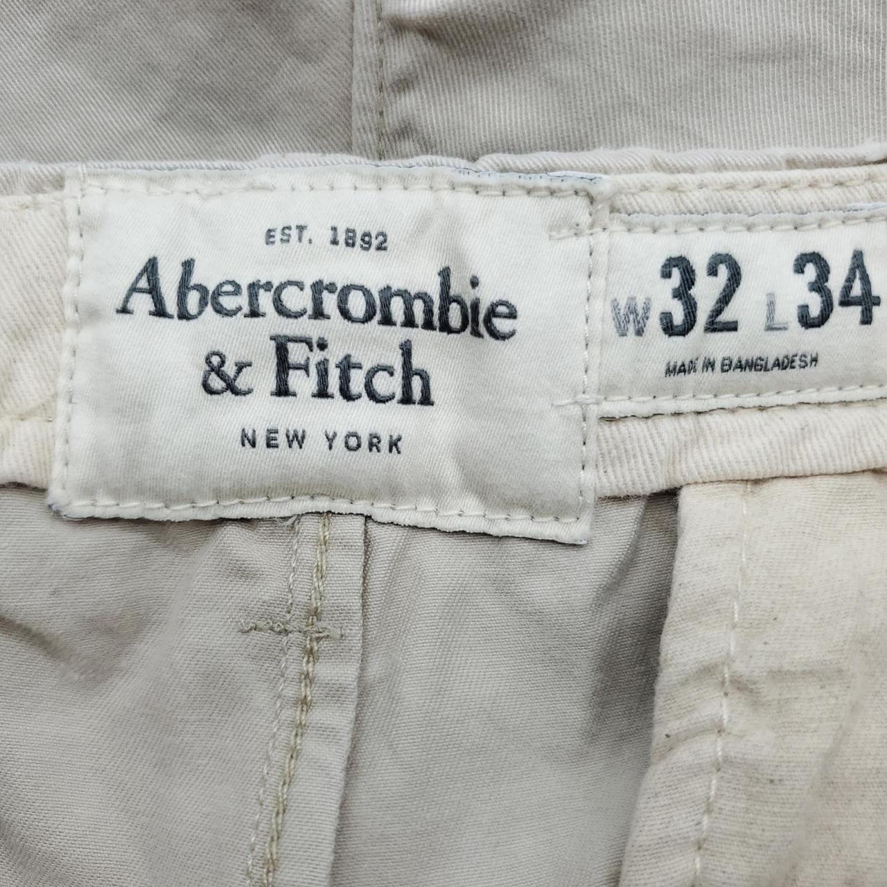 Abercrombie & Fitch Button Fly Chino Pants... - Depop