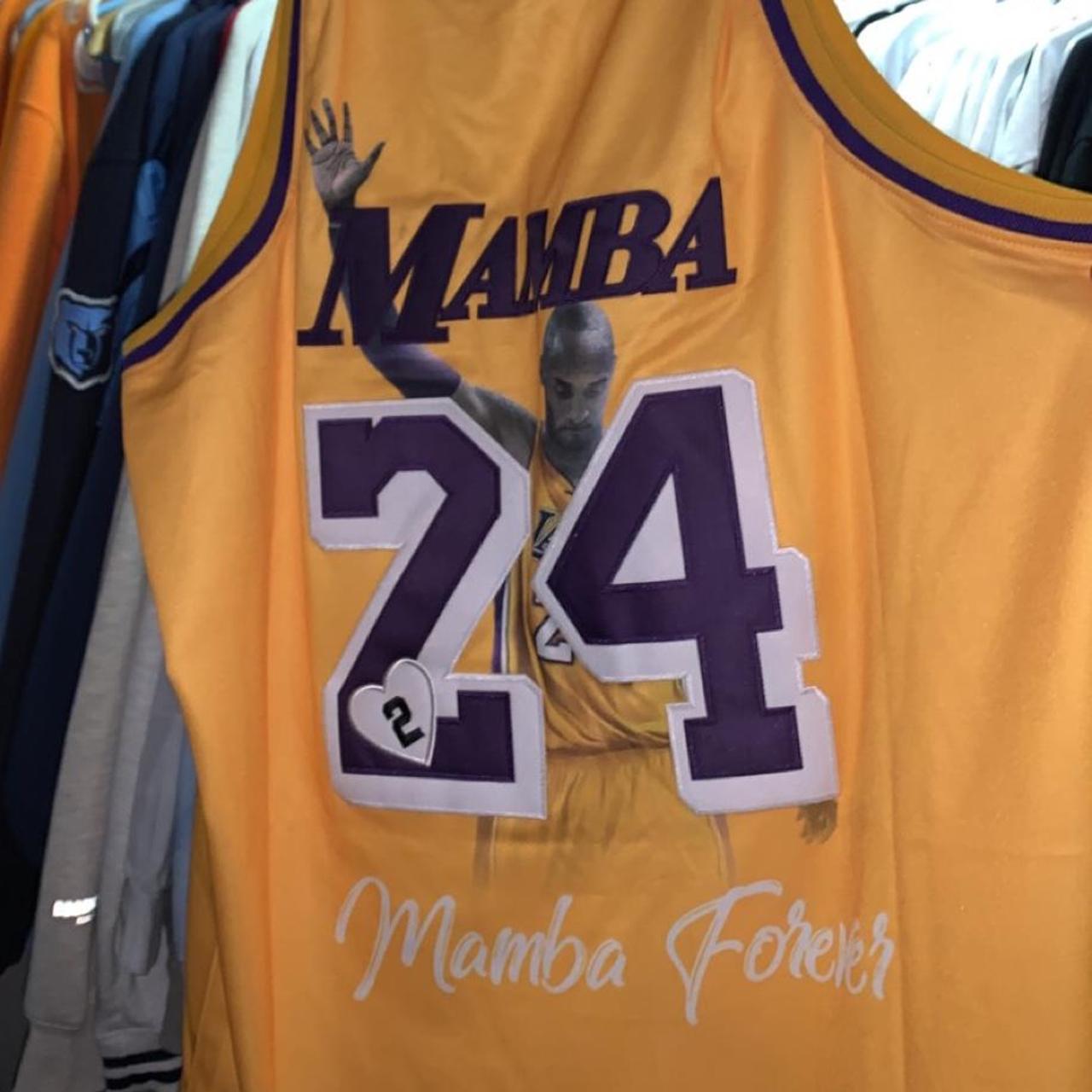 Kobe Bryant Los Angeles Lakers Custom Jersey Size - Depop